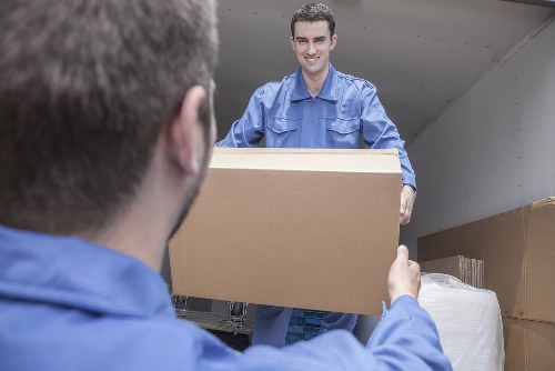 Man and van service helping with a local move in Hackney