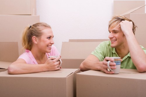 Mobile self storage container delivered in Hackney for convenient packing