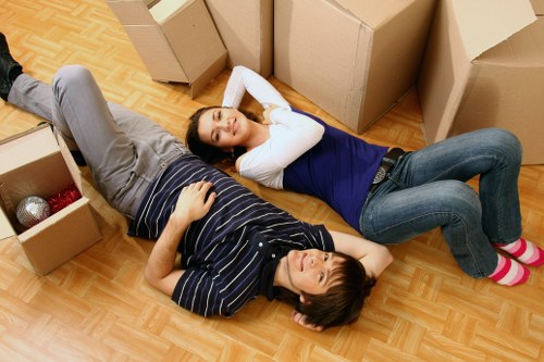 Business stock and equipment kept in short-term storage in Hackney